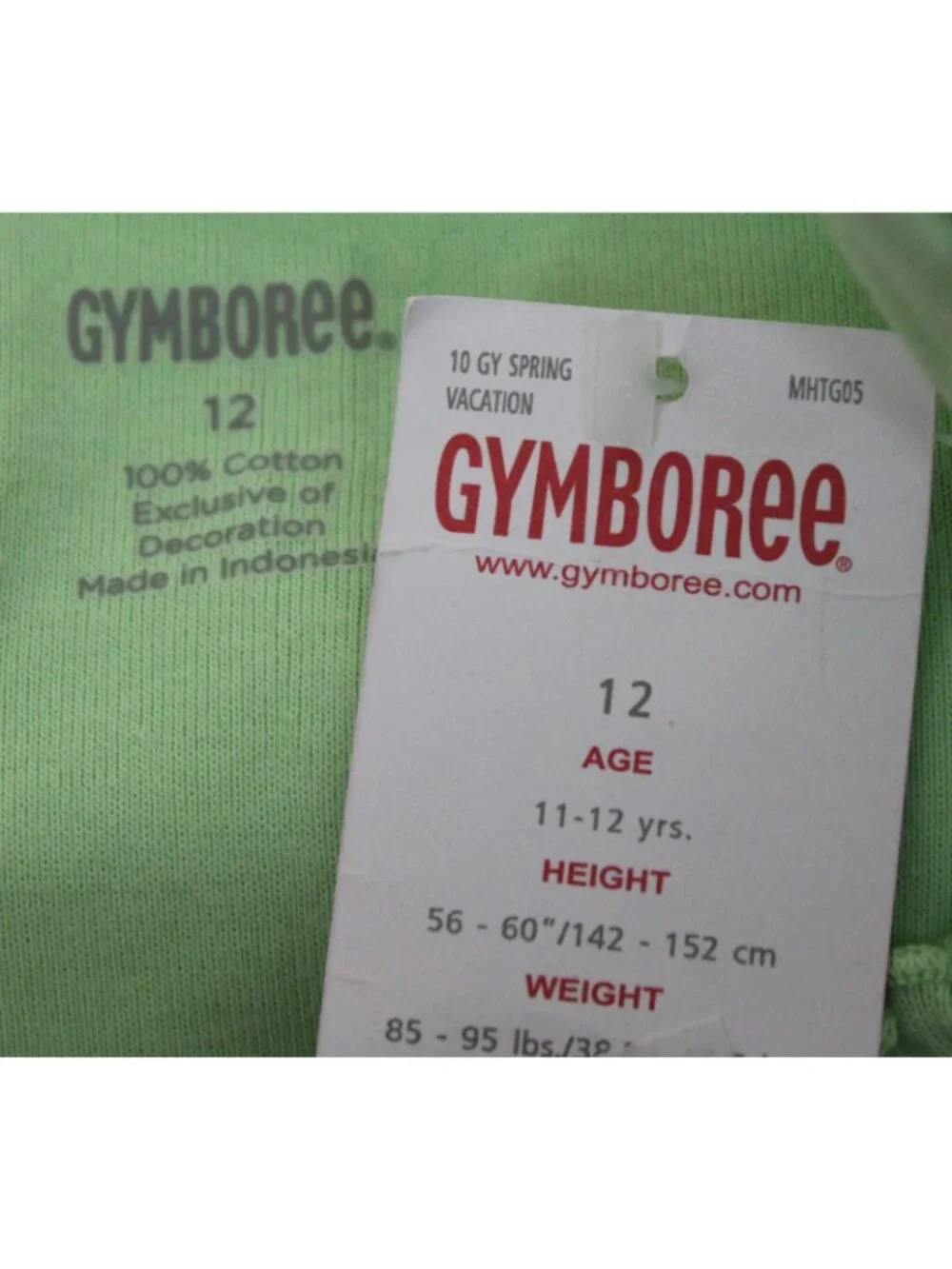 2010 Gymboree Popsicle Party Shirt sz 12 Ice Cream Cone Rhinestones Tank Top NEW